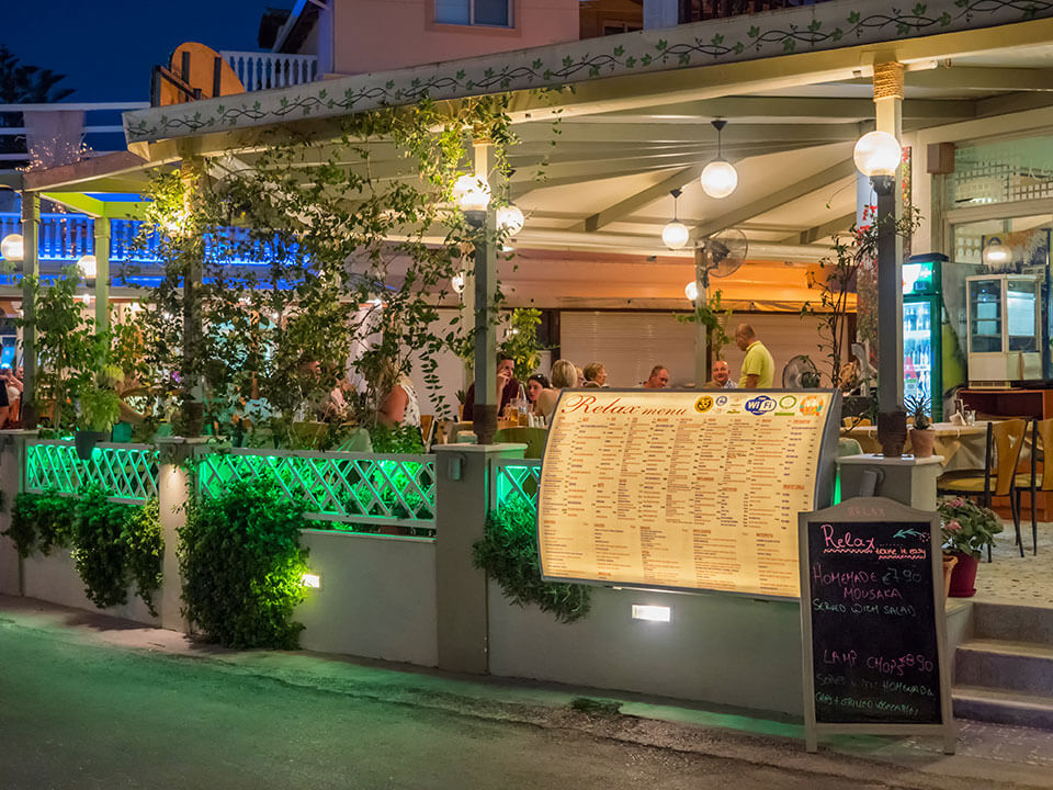 Relax restaurant Alykes Zante